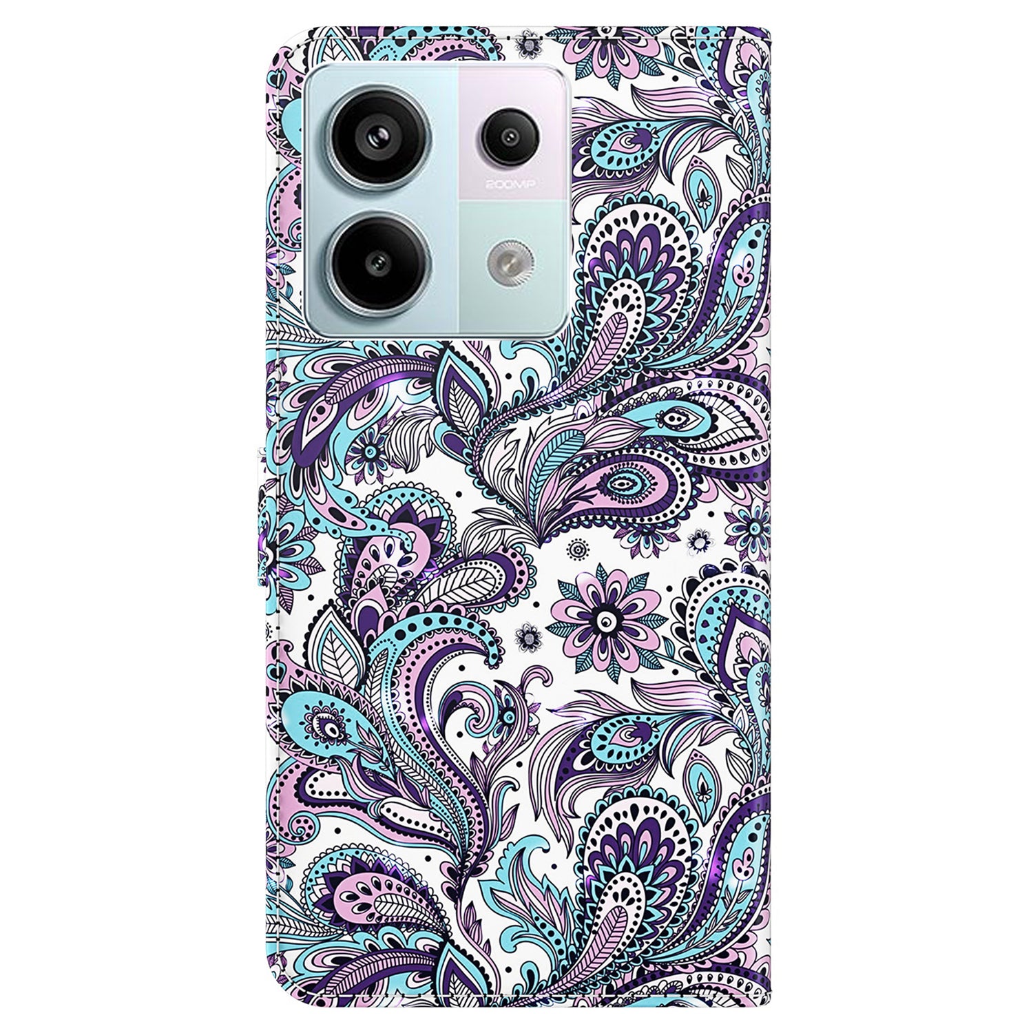 For Xiaomi Redmi Note 13 5G Leather Case 3D Pattern Printing Phone Cover with Hand Strap For Xiaomi Redmi Note 13 5G Leather Case 3D Pattern Printing Phone Cover with Hand Strap